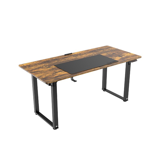 Biurko, elektycznie regulowany, 160x75 cm, 74-116 cm, UPLIFT, z podkładką pod mysz XXL, ULTRADESK