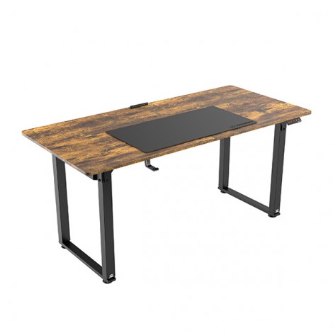 Biurko, elektycznie regulowany, 160x75 cm, 74-116 cm, UPLIFT, z podkładką pod mysz XXL, ULTRADESK