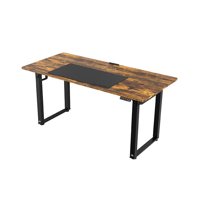 Biurko, elektycznie regulowany, 160x75 cm, 74-116 cm, UPLIFT, z podkładką pod mysz XXL, ULTRADESK