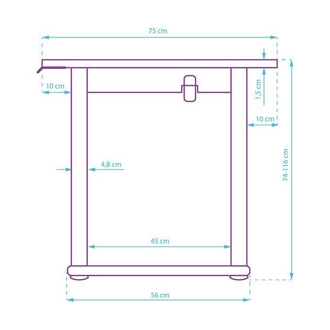 Biurko, elektycznie regulowany, 160x75 cm, 74-116 cm, UPLIFT, z podkładką pod mysz XXL, ULTRADESK