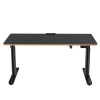 Biurko dla dzieci, elektycznie regulowany, 120X60 cm, 55-81 cm, PULSAR, czarny, ULTRADESK