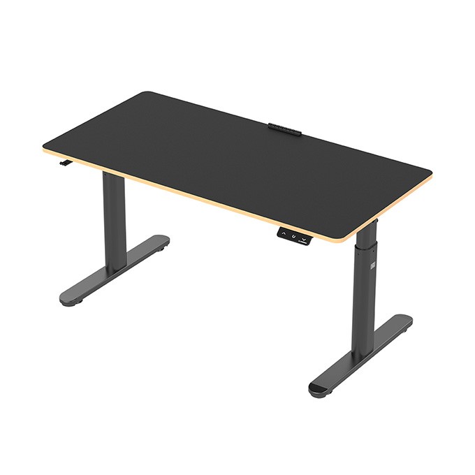 Biurko dla dzieci, elektycznie regulowany, 120X60 cm, 55-81 cm, PULSAR, czarny, ULTRADESK