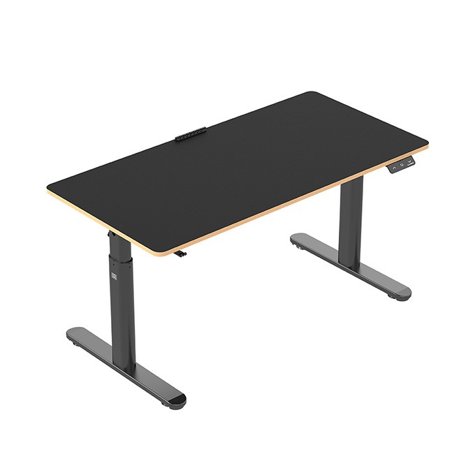 Biurko dla dzieci, elektycznie regulowany, 120X60 cm, 55-81 cm, PULSAR, czarny, ULTRADESK