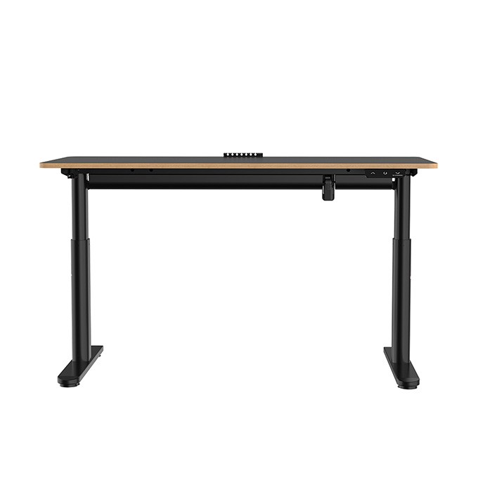 Biurko dla dzieci, elektycznie regulowany, 120X60 cm, 55-81 cm, PULSAR, czarny, ULTRADESK