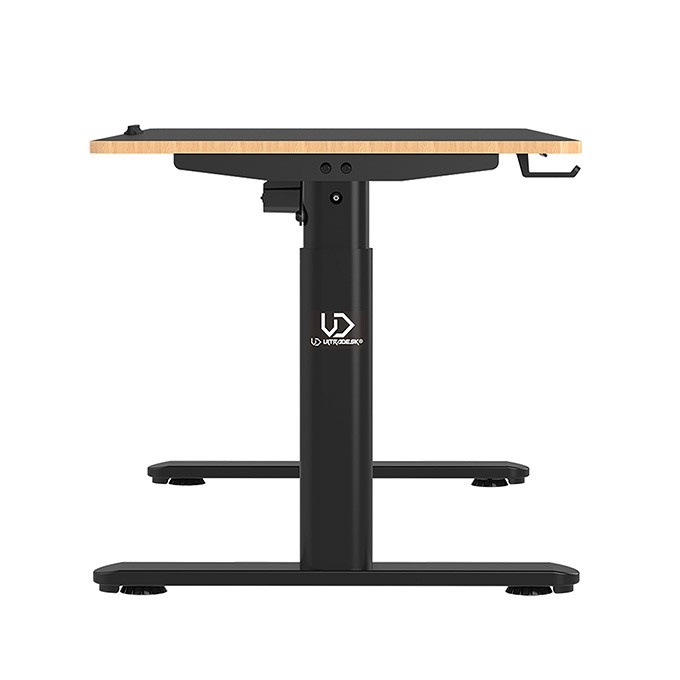 Biurko dla dzieci, elektycznie regulowany, 120X60 cm, 55-81 cm, PULSAR, czarny, ULTRADESK