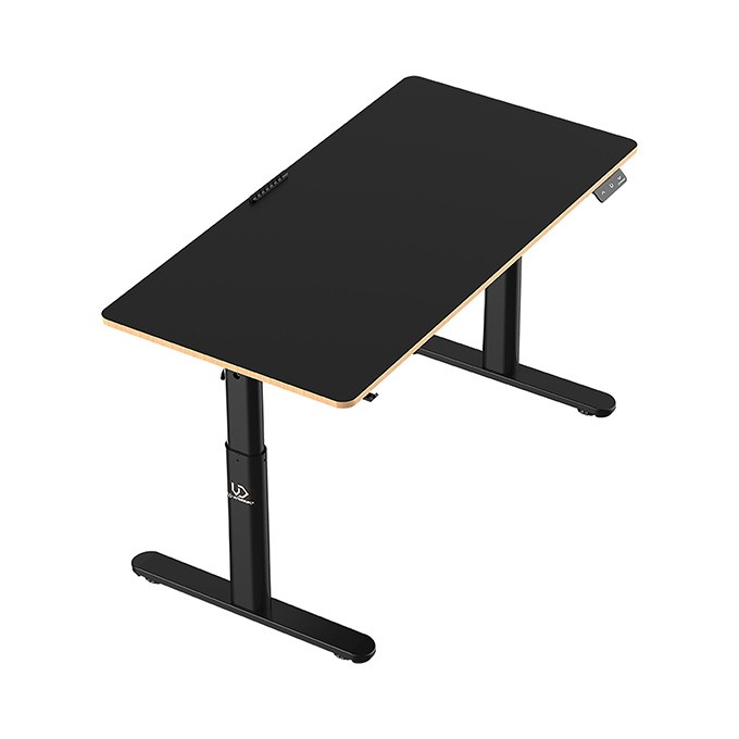 Biurko dla dzieci, elektycznie regulowany, 120X60 cm, 55-81 cm, PULSAR, czarny, ULTRADESK