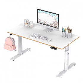 Biurko dla dzieci, elektycznie regulowany, 120X60 cm, 55-81 cm, PULSAR, biały, ULTRADESK