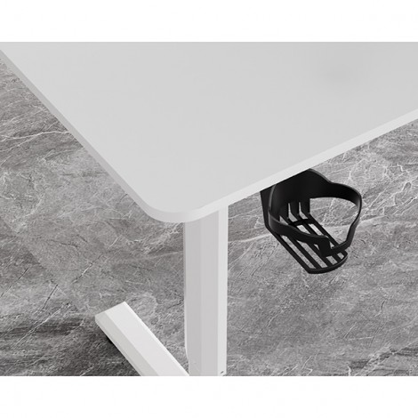 Biurko, elektycznie regulowany, 120X60 cm, 72-117 cm, HIGHLANDER WHITE, biały, ULTRADESK