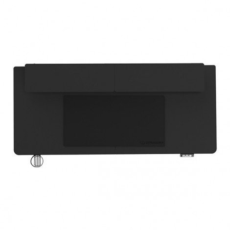 Biurko, elektycznie regulowany, 160X70 cm, 72-117 cm, HIGHLANDER XXL BLACK, czarny, ULTRADESK