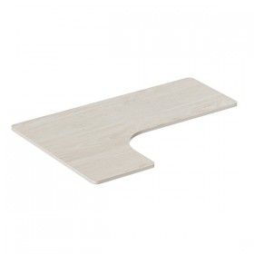 Blat biurka narożnego, Akacja, 160x110-60xlaminowana płyta wiórowa, Powerton