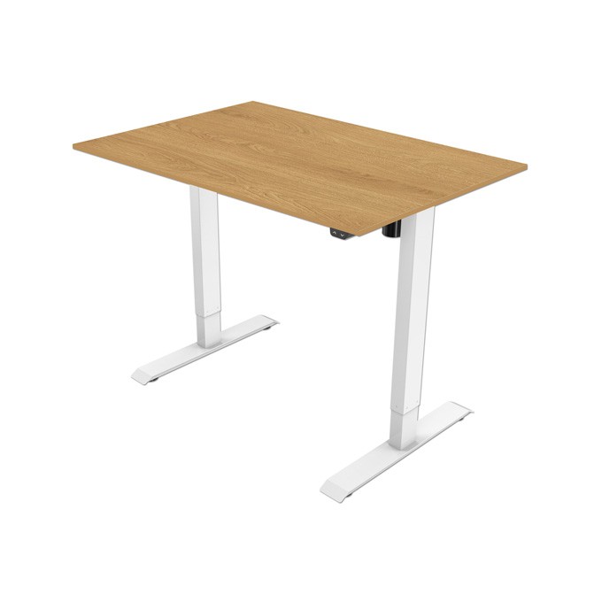 Blat biurka, Dąb, 120x75x1,8 cm, laminowana płyta wiórowa, Powerton