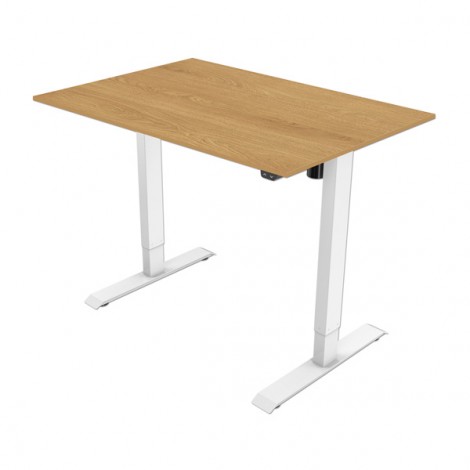 Blat biurka, Dąb, 159x75x1,8 cm, laminowana płyta wiórowa, Powerton