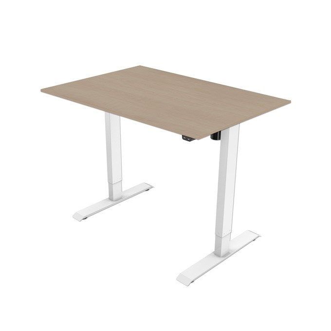 Blat biurka, Blat jawor, 159x75x1,8 cm, laminowana płyta wiórowa, Powerton