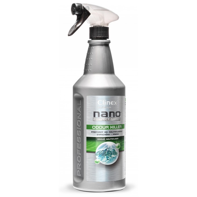 Preparat do neutralizacji zapachów CLINEX Nano Protect Silver Odour Killer 1L, fresh