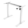 Stelaż / podstawa biurka, elektycznie regulowany, regulacja rozstawu 500mm, biały, 70 kg nośność, ergo
