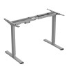 Stelaż / podstawa biurka, elektycznie regulowany, regulacja rozstawu 500mm, system antykolizyjny, szary, 100 kg 