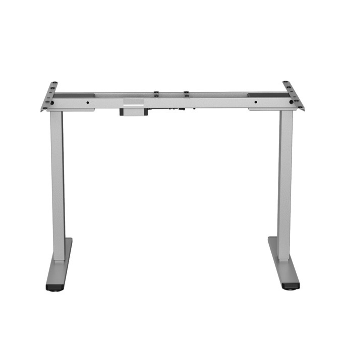 Stelaż / podstawa biurka, elektycznie regulowany, regulacja rozstawu 500mm, system antykolizyjny, szary, 100 kg 