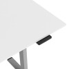 Stelaż / podstawa biurka, elektycznie regulowany, regulacja rozstawu 500mm, system antykolizyjny, szary, 100 kg 
