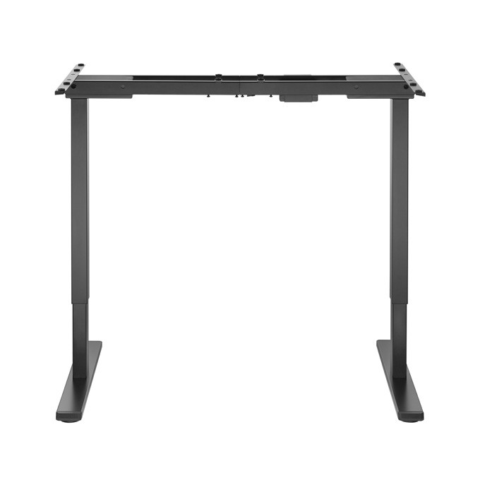 Stelaż / podstawa biurka, elektycznie regulowany, regulacja rozstawu 500mm, system antykolizyjny, czarny, 100 kg 