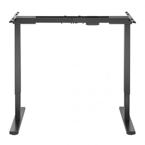 Stelaż / podstawa biurka, elektycznie regulowany, regulacja rozstawu 500mm, system antykolizyjny, czarny, 100 kg 