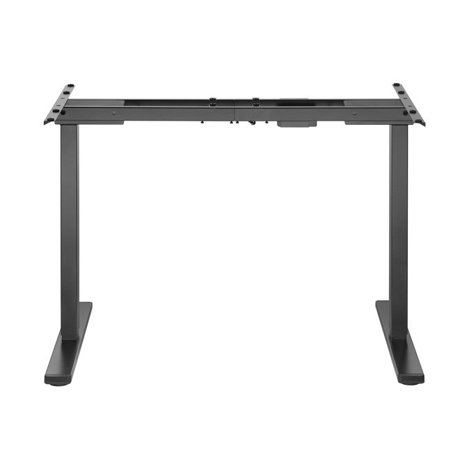 Stelaż / podstawa biurka, elektycznie regulowany, regulacja rozstawu 500mm, system antykolizyjny, czarny, 100 kg 