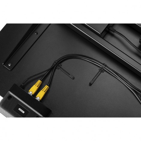 Stelaż / podstawa biurka, elektycznie regulowany, regulacja rozstawu 500mm, system antykolizyjny, czarny, 100 kg 