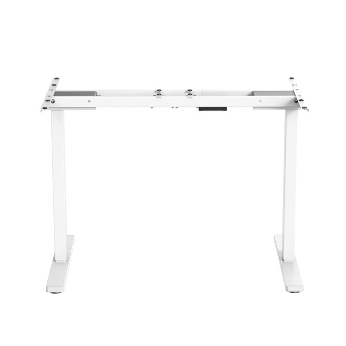 Stelaż / podstawa biurka, elektycznie regulowany, regulacja rozstawu 500mm, system antykolizyjny, biały, 100 kg 