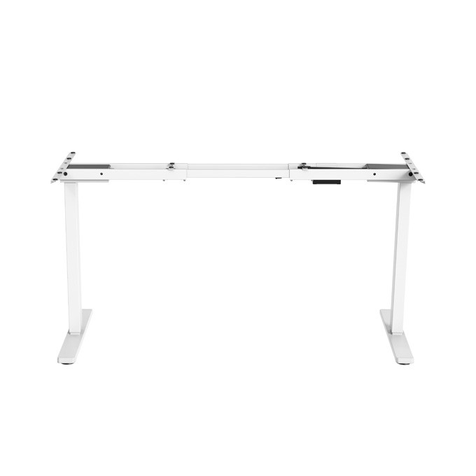 Stelaż / podstawa biurka, elektycznie regulowany, regulacja rozstawu 500mm, system antykolizyjny, biały, 100 kg 