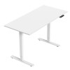 Stelaż / podstawa biurka, elektycznie regulowany, regulacja rozstawu 500mm, system antykolizyjny, biały, 100 kg 