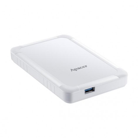 Apacer zewnętrzny dysk twardy, AC532, 2.5", USB 3.0 (3.2 Gen 1), 1TB, AP1TBAC532W-1, biały Apacer zewnętrzny dysk twardy, AC532, 2.5", USB 3.0 (3.2 Gen 1), 1TB, AP1TBAC532W-1, biały