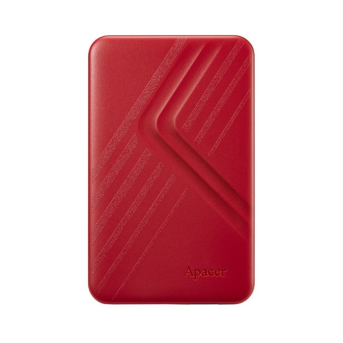 Apacer zewnętrzny dysk twardy, AC236, 2.5", USB 3.0 (3.2 Gen 1), 2TB, AP2TBAC236R-1, czerwony
