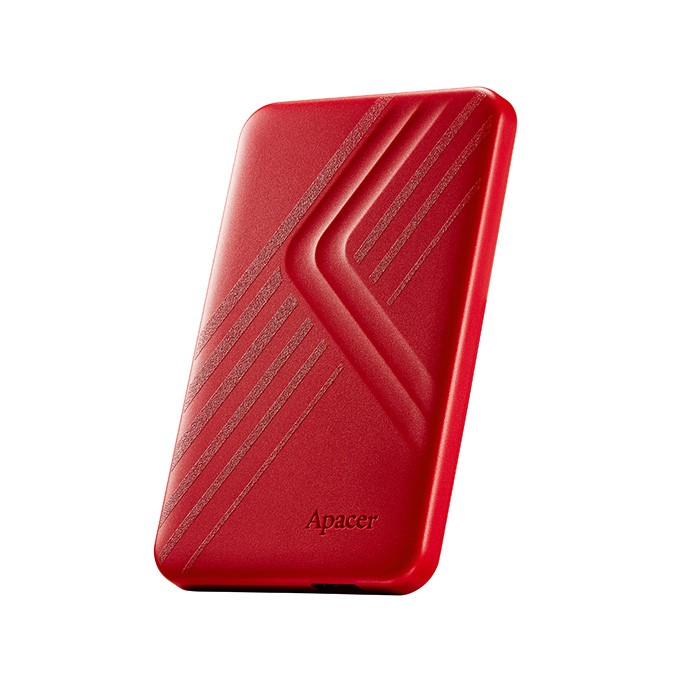 Apacer zewnętrzny dysk twardy, AC236, 2.5", USB 3.0 (3.2 Gen 1), 2TB, AP2TBAC236R-1, czerwony