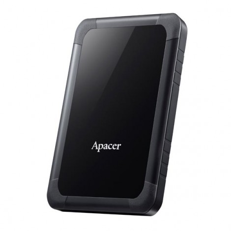 Apacer zewnętrzny dysk twardy, AC532, 2.5", USB 3.0 (3.2 Gen 1), 2TB, AP2TBAC532B-1, czarny Apacer zewnętrzny dysk twardy, AC532, 2.5", USB 3.0 (3.2 Gen 1), 2TB, AP2TBAC532B-1, czarny