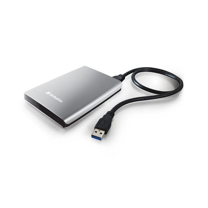 Verbatim zewnętrzny dysk twardy, Store N Go, 2.5", USB 3.0 (3.2 Gen 1), 2TB, 53189, srebrny