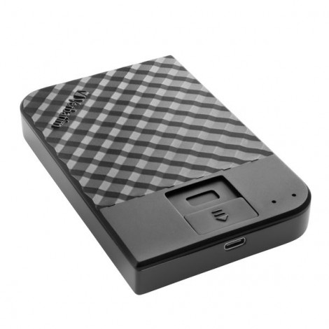 Verbatim zewnętrzny dysk twardy, Fingerprint Secure HDD, 2.5", USB 3.0 (3.2 Gen 1), 1TB, 53650, czarny, szyfrowany z 