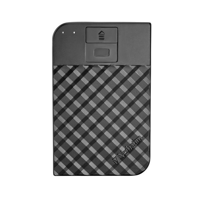 Verbatim zewnętrzny dysk twardy, Fingerprint Secure HDD, 2.5", USB 3.0 (3.2 Gen 1), 1TB, 53650, czarny, szyfrowany z 