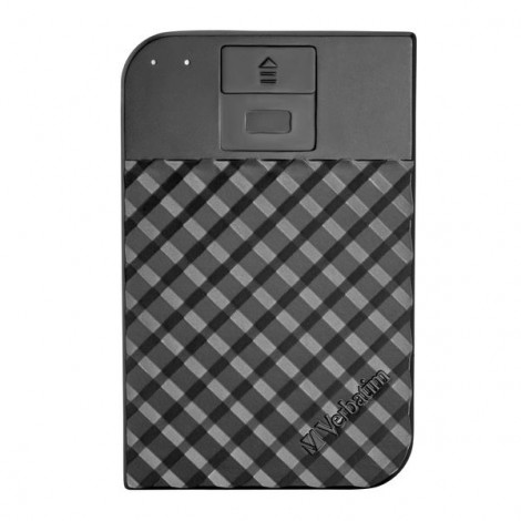 Verbatim zewnętrzny dysk twardy, Fingerprint Secure HDD, 2.5", USB 3.0 (3.2 Gen 1), 1TB, 53650, czarny, szyfrowany z 