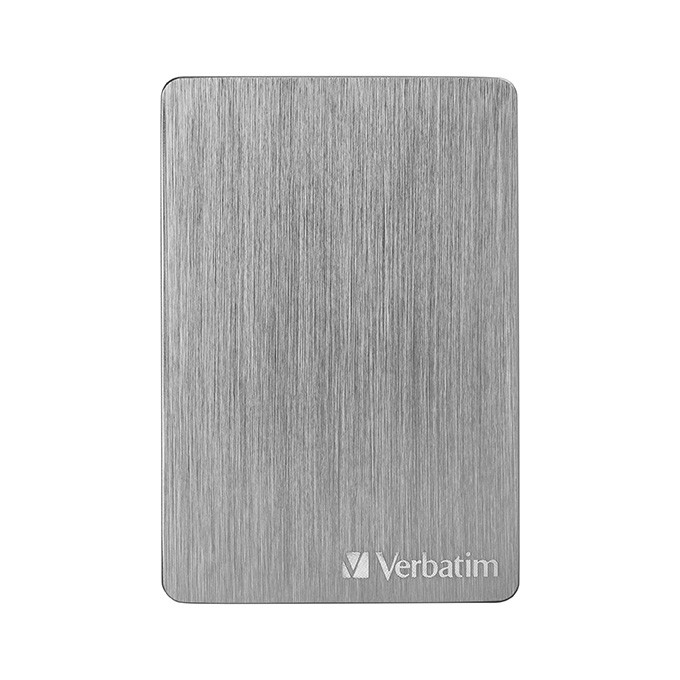 Verbatim zewnętrzny dysk twardy, Store,n,Go ALU Slim, 2.5", USB 3.0, 1TB, 53662, szary, szczotkowane aluminium