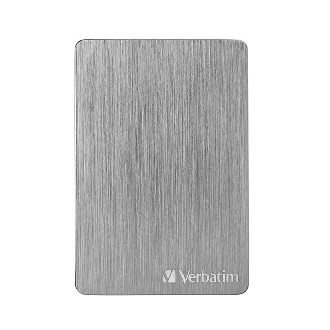 Verbatim zewnętrzny dysk twardy, Store,n,Go ALU Slim, 2.5", USB 3.0, 2TB, 53665, szary, szczotkowane aluminium