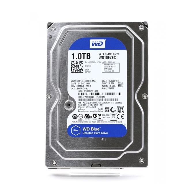 Western Digital wewnętrzny dysk twardy, WD Blue, 3.5", SATA III, 1TB, 1000GB, WD10EZEX