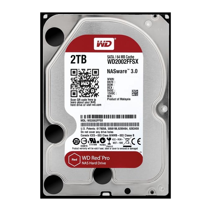 Dysk NAS, Western Digital, 3.5", 2000GB, 2TB, WD RED Pro, SATA III, 7200, WD2002FFSX