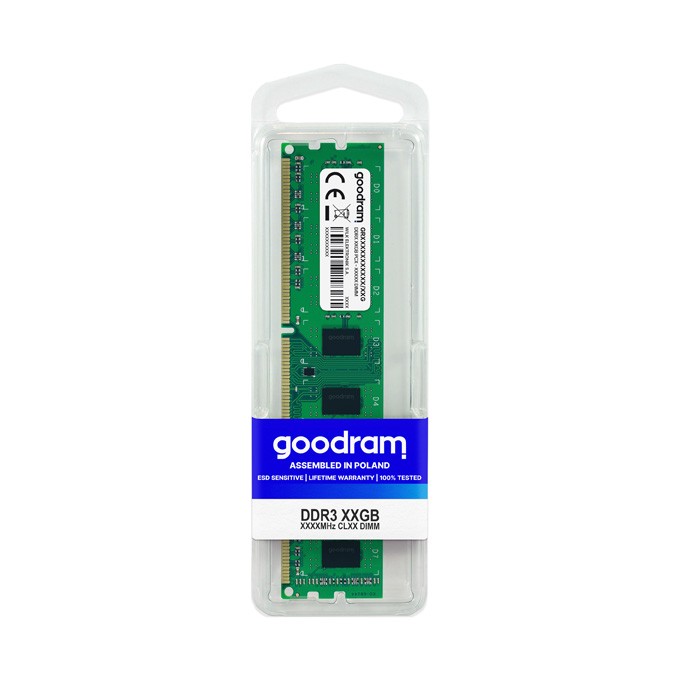 DRAM Goodram DDR3 DIMM 4GB 1600MHz CL11 SR 1,35V