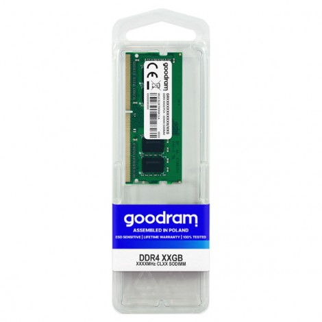 DRAM Goodram DDR4 SODIMM 4GB 2666MHz CL19 SR 1,2V