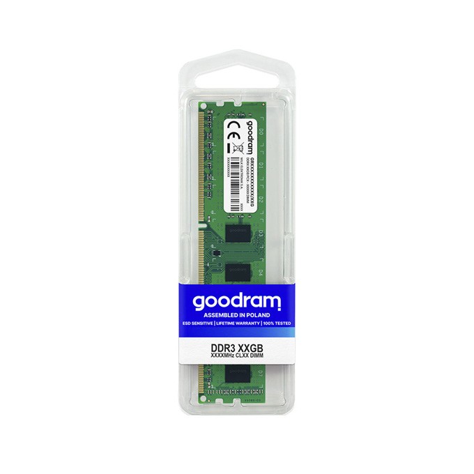 DRAM Goodram DDR3 DIMM 8GB 1600MHz CL11 DR 1,35V
