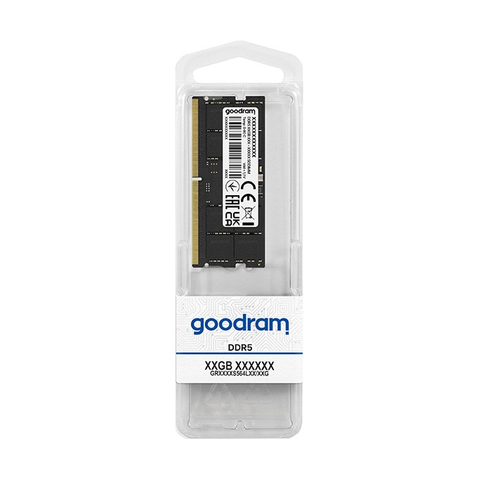DRAM Goodram DDR5 SODIMM 16GB 4800MHz CL40 SR 1,1V