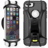 Uchwyt telefonu komórkowego Bone Bike Tie X, na rower, regulowany rozmiar, czarny, 4-6", silikon, mocowany do 