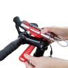 Uchwyt rowerowy na telefon i powerbank Bone Bike Tie 3 Pro Pack, na rower, regulowany rozmiar, czerwony, 4-6.5", 