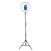 Powerton lampa pierścieniowa 13", Dioda LED biała, duże, regulacja temepratury i intensywności światła, uchwyt 