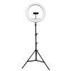 Powerton lampa pierścieniowa 13", Dioda LED biała, duże, regulacja temepratury i intensywności światła, uchwyt 