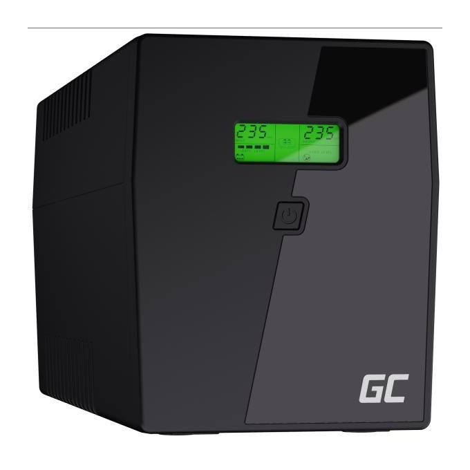 Zasilacz UPS Green Cell 2000VA, 1200W, 2-6ms